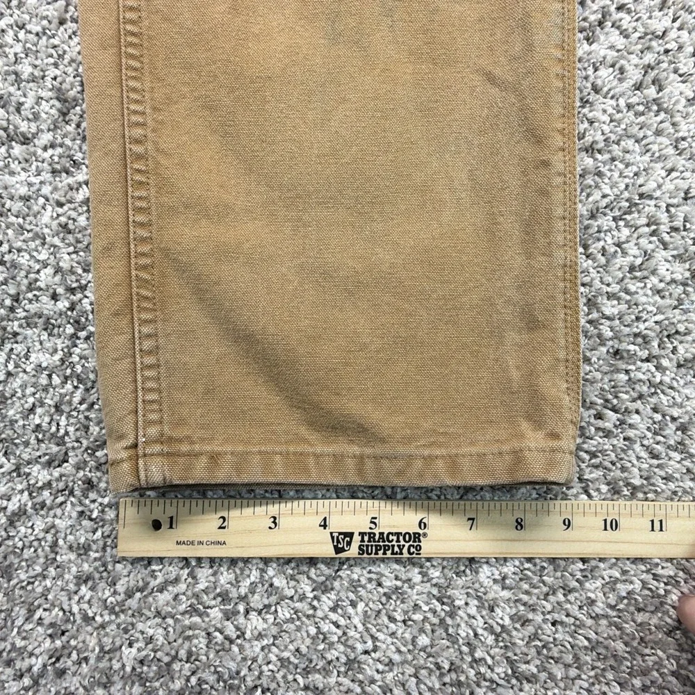 Carhartt‎ Mens B11 BRN Dungaree Fit Carpenter Pants Brown Size 34x32 (Fits33x30)